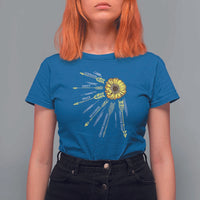 Anti Bullying Awareness T Shirt For Women Courage Unity Peace Inclusion Choose Kindness Sunflower - Wonder Print Shop