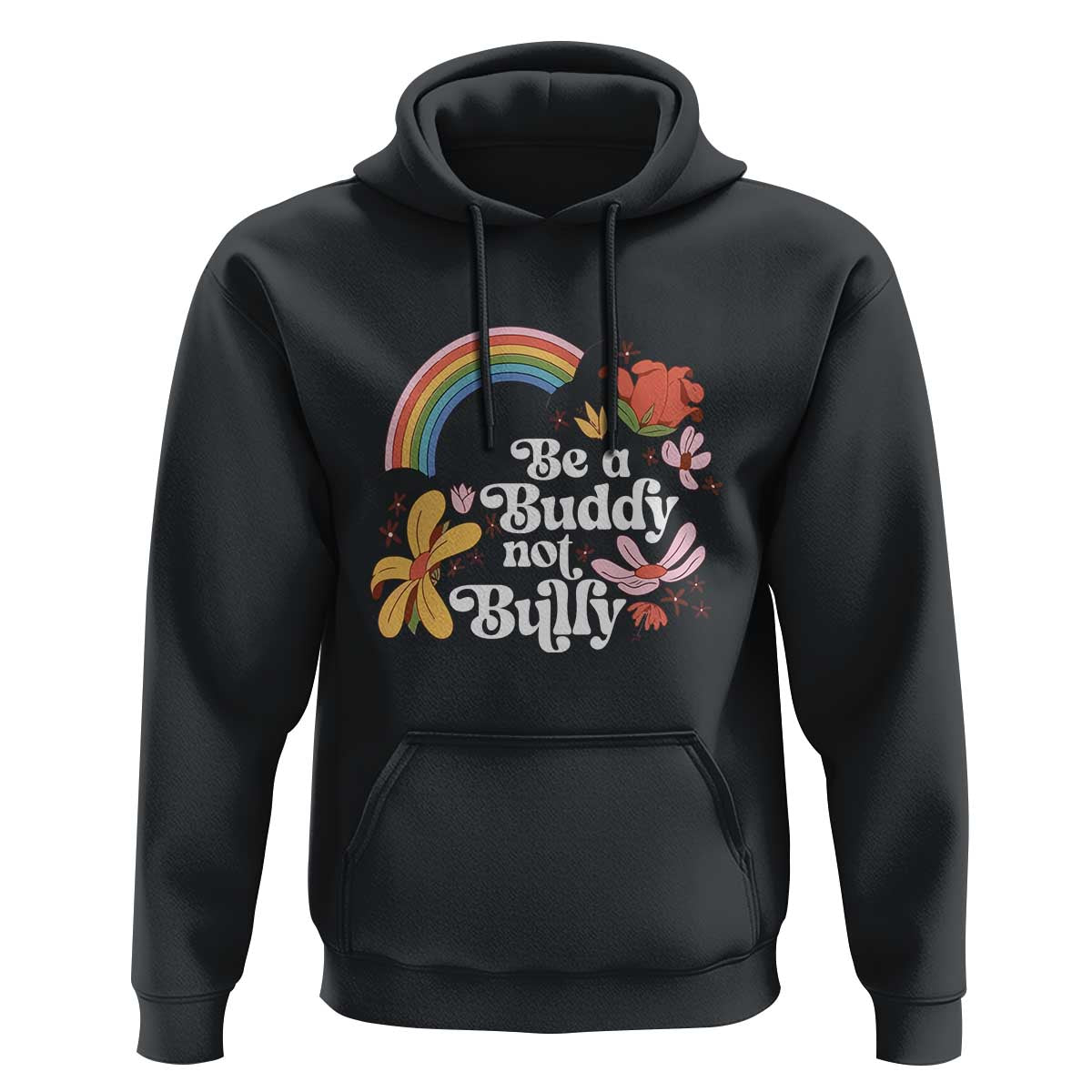 Unity Day Hoodie Be A Buddy Not A Bully Anti Bullying Awareness Flower Star