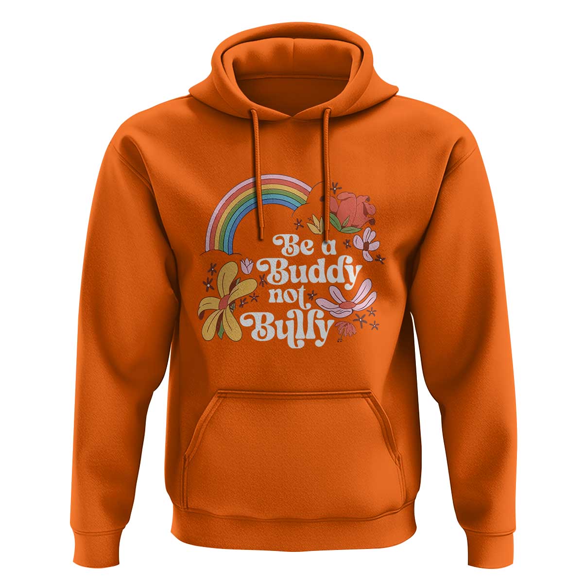 Unity Day Hoodie Be A Buddy Not A Bully Anti Bullying Awareness Flower Star