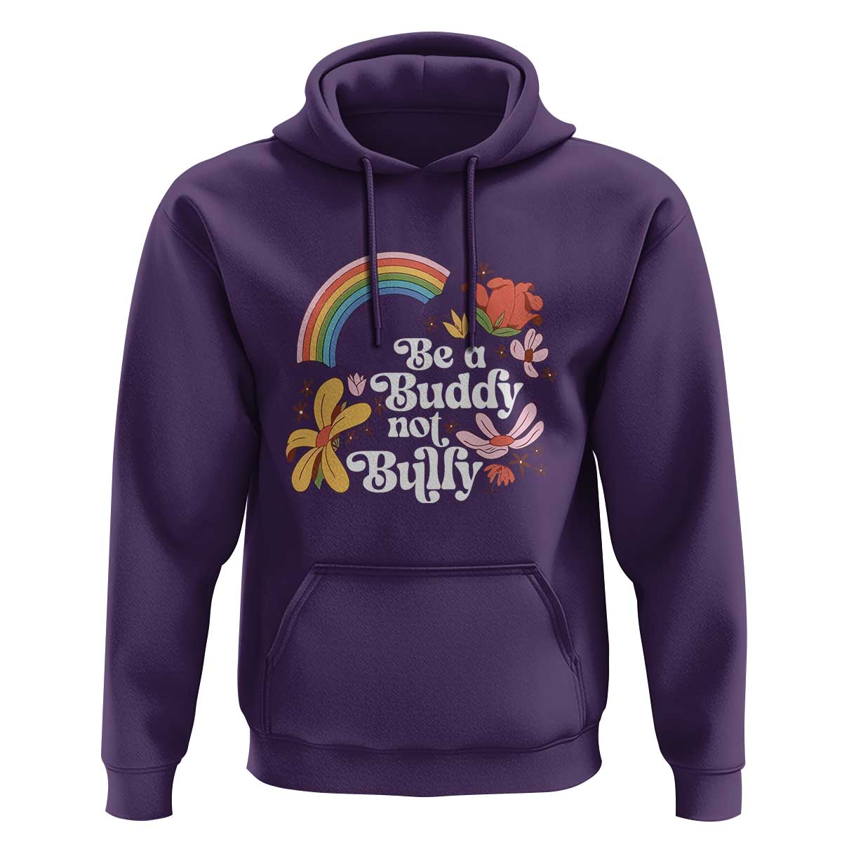 Unity Day Hoodie Be A Buddy Not A Bully Anti Bullying Awareness Flower Star