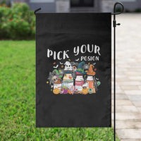 Halloween Nurse Garden Flag Pick Your Poison Pharmacy Witches - Wonder Print Shop
