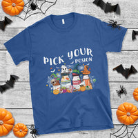 Halloween Nurse T Shirt Pick Your Poison Pharmacy Witches - Wonder Print Shop