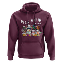 Halloween Nurse Hoodie Pick Your Poison Pharmacy Witches