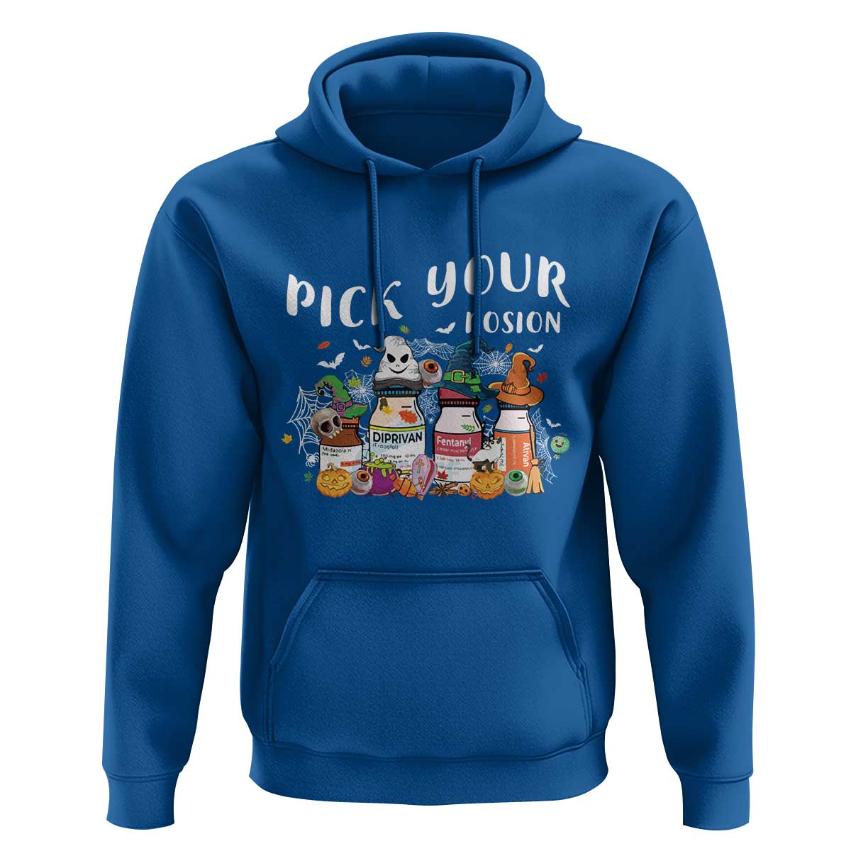 Halloween Nurse Hoodie Pick Your Poison Pharmacy Witches