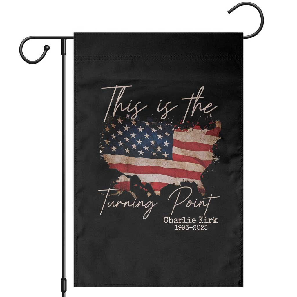 This Is The Turning Point Garden Flag Patriotic American Map Vintage USA Flag - Wonder Print Shop