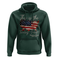 This Is The Turning Point Hoodie Patriotic American Map Vintage USA Flag - Wonder Print Shop