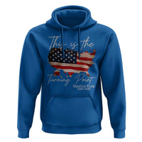 This Is The Turning Point Hoodie Patriotic American Map Vintage USA Flag - Wonder Print Shop