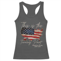This Is The Turning Point Racerback Tank Top Patriotic American Map Vintage USA Flag - Wonder Print Shop