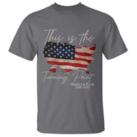 This Is The Turning Point T Shirt Patriotic American Map Vintage USA Flag - Wonder Print Shop