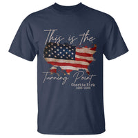 This Is The Turning Point T Shirt Patriotic American Map Vintage USA Flag - Wonder Print Shop