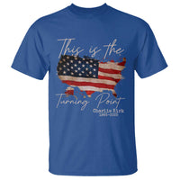 This Is The Turning Point T Shirt Patriotic American Map Vintage USA Flag - Wonder Print Shop