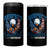 Respect Disabled Veteran 4 in 1 Can Cooler Tumbler Military Soldier American Flag Bald Eagle - Wonder Print Shop