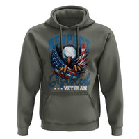 Respect Disabled Veteran Hoodie Military Soldier American Flag Bald Eagle - Wonder Print Shop