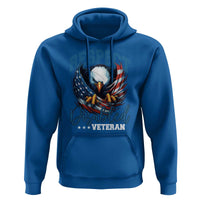 Respect Disabled Veteran Hoodie Military Soldier American Flag Bald Eagle - Wonder Print Shop