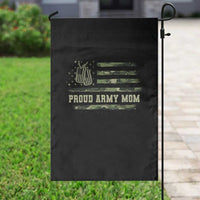 Proud Army Mom Garden Flag Vintage Camo American Flag Veteran Mother's Day - Wonder Print Shop