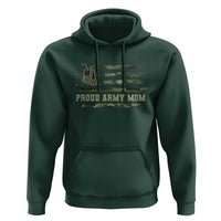Proud Army Mom Hoodie Vintage Camo American Flag Veteran Mother's Day - Wonder Print Shop