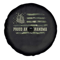 Proud Army Grandma Spare Tire Cover Vintage Camo American Flag Veteran - Wonder Print Shop