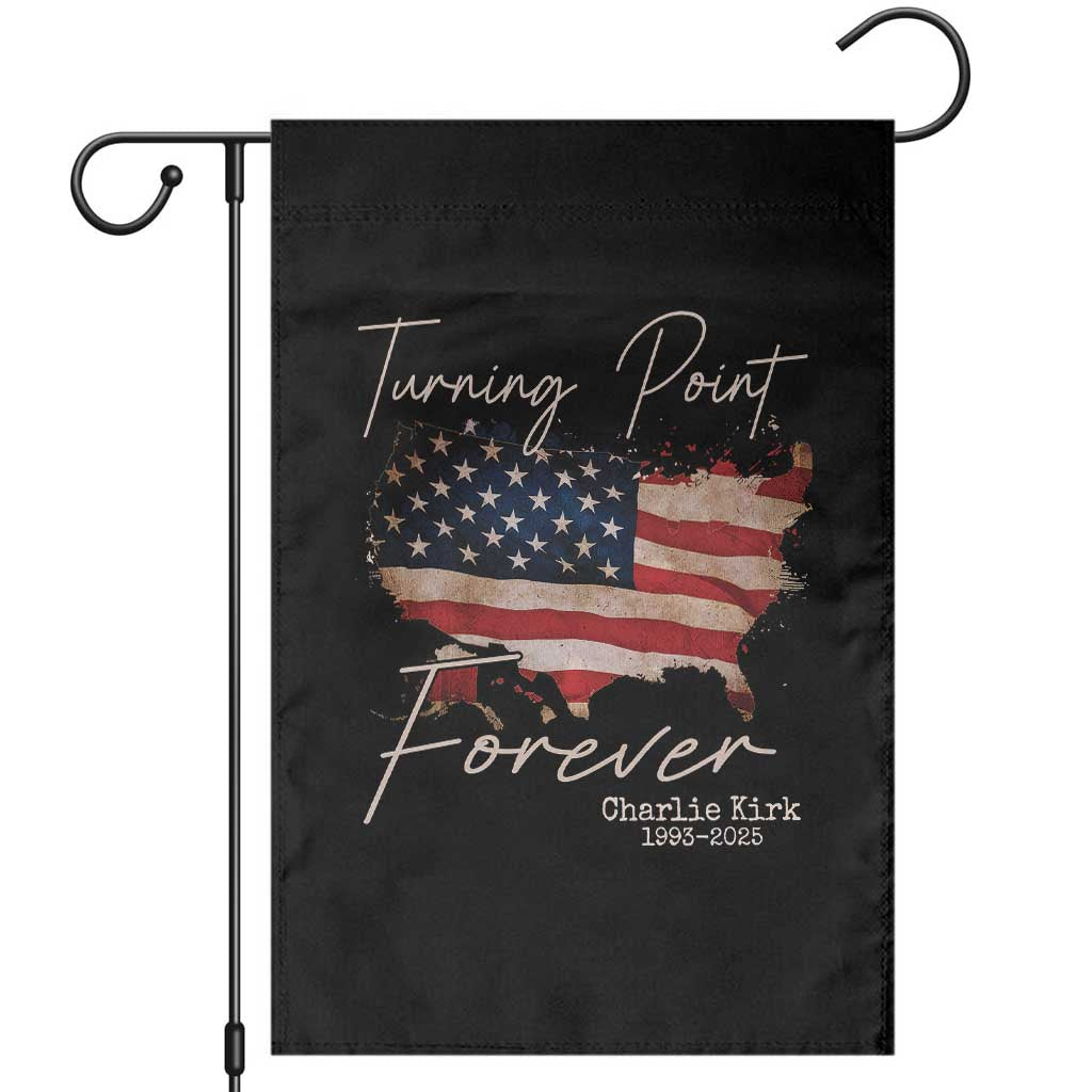 Turning Point Forever Garden Flag Patriotic American Map Vintage USA Flag - Wonder Print Shop