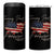 Turning Point Forever 4 in 1 Can Cooler Tumbler Patriotic American Map Vintage USA Flag - Wonder Print Shop