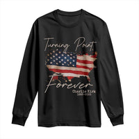 Turning Point Forever Long Sleeve Shirt Patriotic American Map Vintage USA Flag - Wonder Print Shop