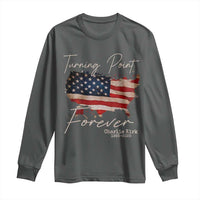 Turning Point Forever Long Sleeve Shirt Patriotic American Map Vintage USA Flag - Wonder Print Shop