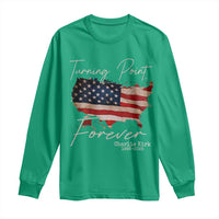 Turning Point Forever Long Sleeve Shirt Patriotic American Map Vintage USA Flag - Wonder Print Shop
