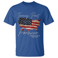 Turning Point Forever T Shirt Patriotic American Map Vintage USA Flag - Wonder Print Shop