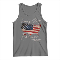Turning Point Forever Tank Top Patriotic American Map Vintage USA Flag - Wonder Print Shop