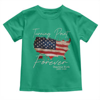 Turning Point Forever Toddler T Shirt Patriotic American Map Vintage USA Flag - Wonder Print Shop