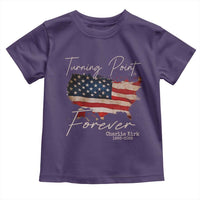 Turning Point Forever Toddler T Shirt Patriotic American Map Vintage USA Flag - Wonder Print Shop