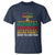 Celebrating Kwanzaa Never Forget Where You Come From Kinara Candle T Shirt - Wonder Print Shop