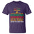 Celebrating Kwanzaa Never Forget Where You Come From Kinara Candle T Shirt - Wonder Print Shop