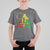Happy Kwanzaa T Shirt For Kid Black Holiday African American Christmas Kinara Candle - Wonder Print Shop