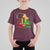 Happy Kwanzaa T Shirt For Kid Black Holiday African American Christmas Kinara Candle - Wonder Print Shop