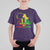 Happy Kwanzaa T Shirt For Kid Black Holiday African American Christmas Kinara Candle - Wonder Print Shop