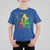Happy Kwanzaa T Shirt For Kid Black Holiday African American Christmas Kinara Candle - Wonder Print Shop