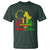 Happy Kwanzaa T Shirt Black Holiday African American Christmas Kinara Candle - Wonder Print Shop