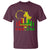 Happy Kwanzaa T Shirt Black Holiday African American Christmas Kinara Candle - Wonder Print Shop