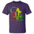 Happy Kwanzaa T Shirt Black Holiday African American Christmas Kinara Candle - Wonder Print Shop