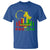Happy Kwanzaa T Shirt Black Holiday African American Christmas Kinara Candle - Wonder Print Shop