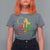 Happy Kwanzaa T Shirt For Women Black Holiday African American Christmas Kinara Candle - Wonder Print Shop