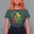 Happy Kwanzaa T Shirt For Women Black Holiday African American Christmas Kinara Candle - Wonder Print Shop