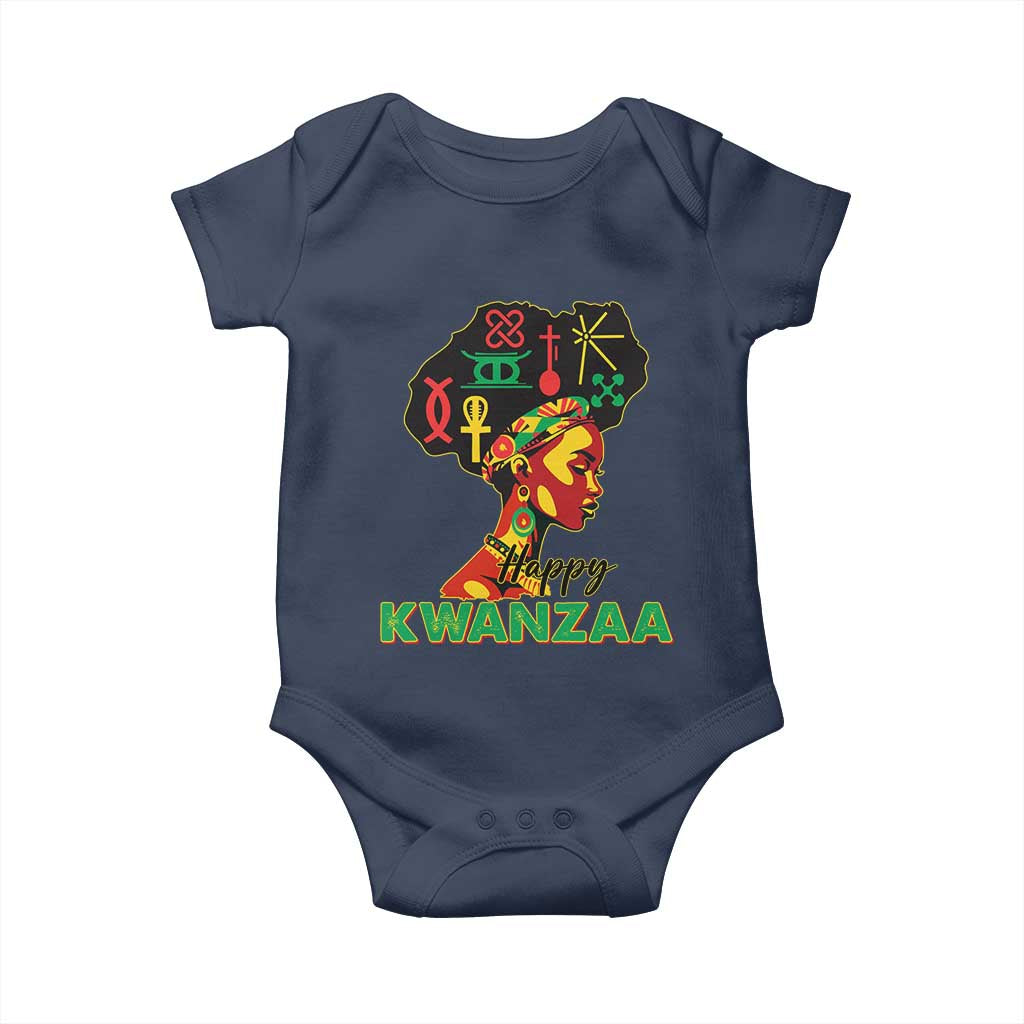 Happy Kwanzaa Baby Onesie Nguzo Saba Symbols The 7 Principles Of Kwanzaa