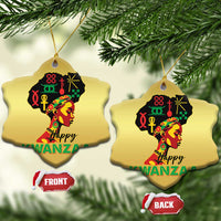 Happy Kwanzaa Christmas Ornament Nguzo Saba Symbols The 7 Principles Of Kwanzaa - Wonder Print Shop