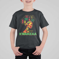 Happy Kwanzaa T Shirt For Kid Nguzo Saba Symbols The 7 Principles Of Kwanzaa - Wonder Print Shop