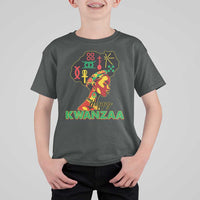 Happy Kwanzaa T Shirt For Kid Nguzo Saba Symbols The 7 Principles Of Kwanzaa - Wonder Print Shop