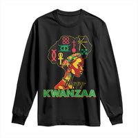Happy Kwanzaa Long Sleeve Shirt Nguzo Saba Symbols The 7 Principles Of Kwanzaa