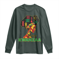Happy Kwanzaa Long Sleeve Shirt Nguzo Saba Symbols The 7 Principles Of Kwanzaa
