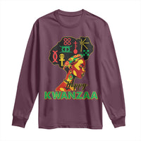 Happy Kwanzaa Long Sleeve Shirt Nguzo Saba Symbols The 7 Principles Of Kwanzaa