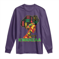 Happy Kwanzaa Long Sleeve Shirt Nguzo Saba Symbols The 7 Principles Of Kwanzaa